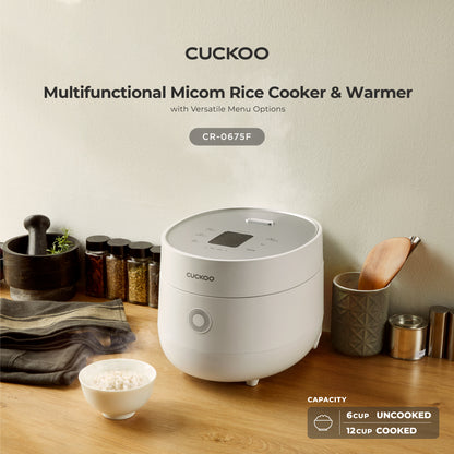 6-Cup Micom Rice Cooker (CR-0675F)