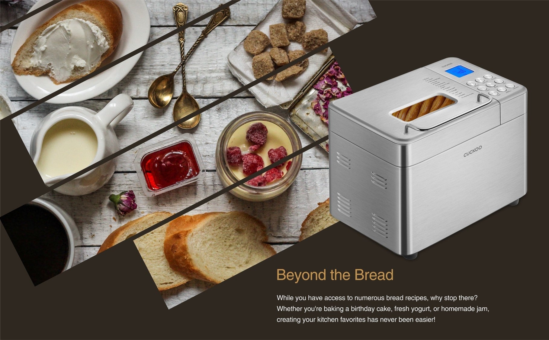 1KG Multifunctional Bread Maker (CBM-AAB161S) - CUCKOO AUSTRALIA